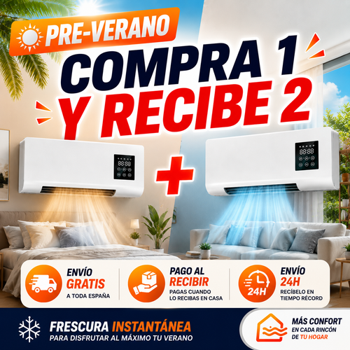 COMPRA 1 Y RECIBE 2 + ENVÍO GRATIS + PAGO CONTRA REEMBOLSO + OFERTA PRE-VERANO ☀️