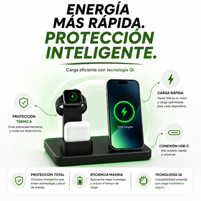 CARGA 3 DISPOSITIVOS A LA VEZ + ENVÍO GRATIS + PAGO AL RECIBIR 🔥