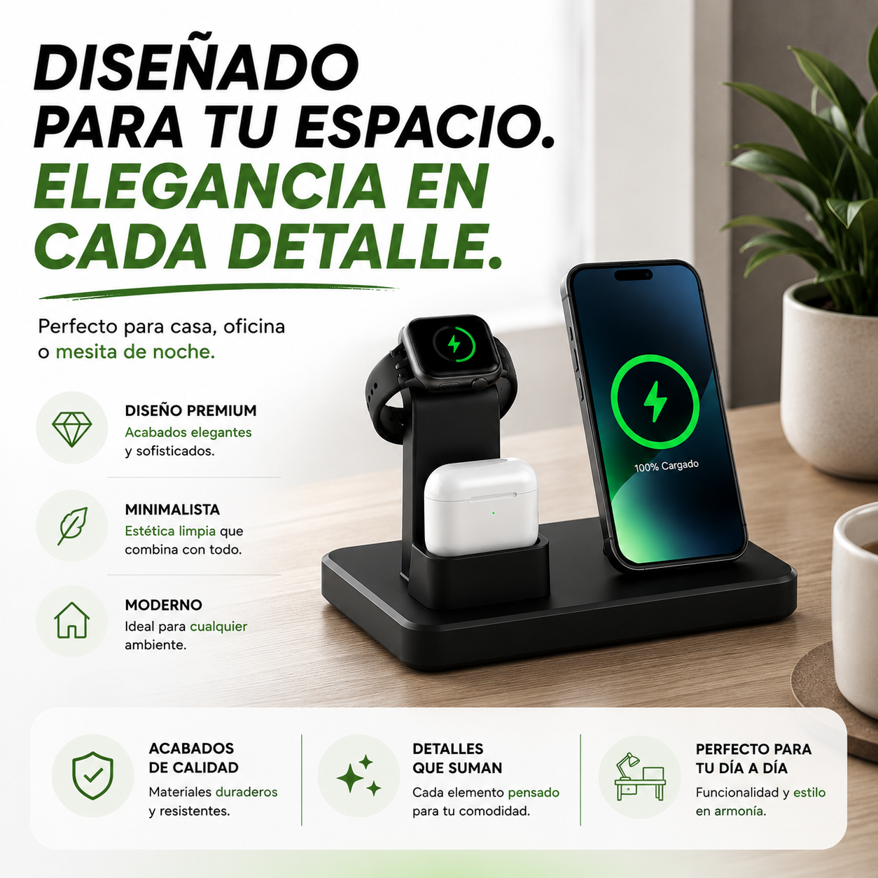 CARGA 3 DISPOSITIVOS A LA VEZ + ENVÍO GRATIS + PAGO AL RECIBIR 🔥