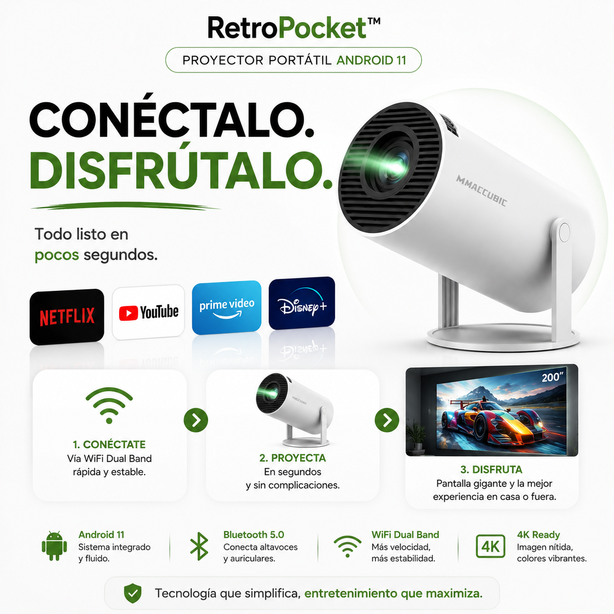PANTALLA GIGANTE DONDE QUIERAS + ENVÍO GRATIS + PAGO AL RECIBIR 🔥