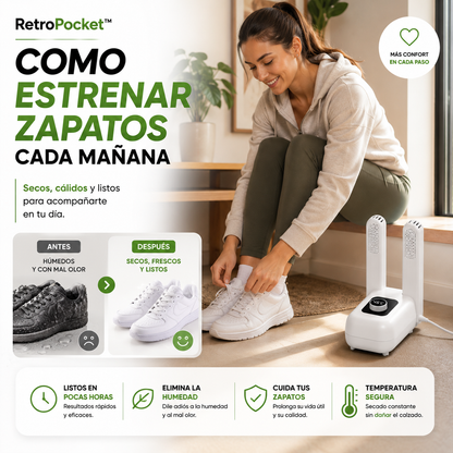 ZAPATOS SECOS EN HORAS + ENVÍO GRATIS + PAGO AL RECIBIR 🔥