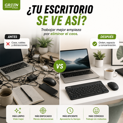 PRODUCTIVIDAD SIN CABLES + ENVÍO GRATIS + PAGO AL RECIBIR🔥
