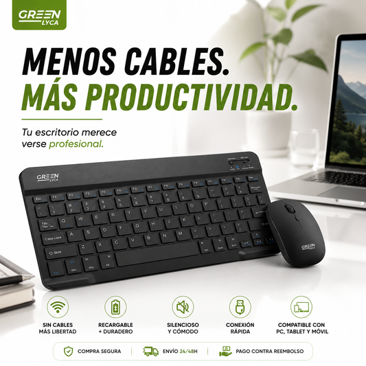 PRODUCTIVIDAD SIN CABLES + ENVÍO GRATIS + PAGO AL RECIBIR🔥