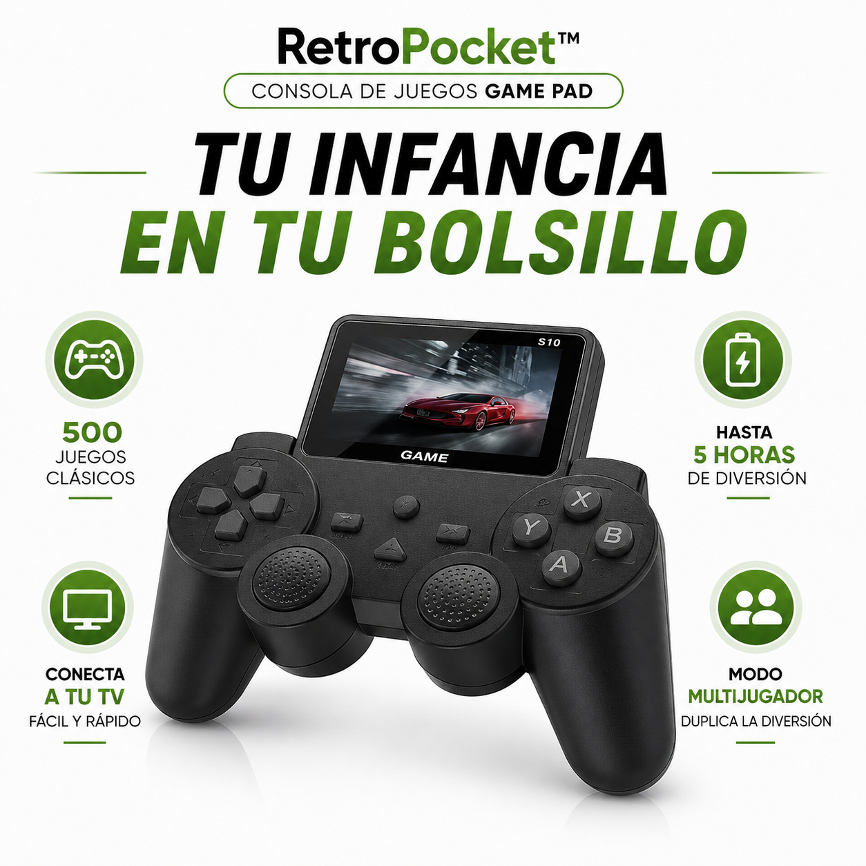 500 JUEGOS CLÁSICOS + ENVÍO GRATIS + PAGO AL RECIBIR🔥